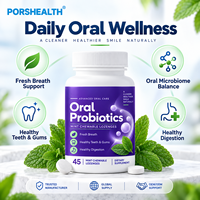 Pastilles probiotiques buccales OEM avec BLIS K12 pour une haleine fraîche, l'équilibre du microbiome buccal et les soins buccaux quotidiens