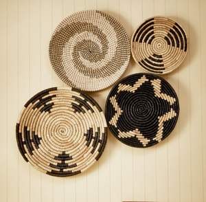 La mejor opción de decoración de pared de jacinto de agua, decoración colgante de pared Bohemia, variedad de formas, decoración de pared de ratán OEM de Vietnam - Product Image 2