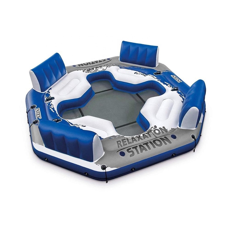 4 Person Inflatable Floating Island Water
