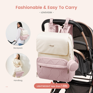 2025 Custom LOVEVOOK elegante Top seller con fasciatoio tappetino ciuccio custodia per bambini e bambine viaggio ogni giorno <span class=keywords><strong>zaino</strong></span> - Product Image 5