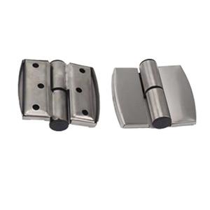 Bisagras de acero inoxidable con cierre automático, accesorios de ferretería para puertas plegables abatibles para divisiones de baños públicos - Product Image 1