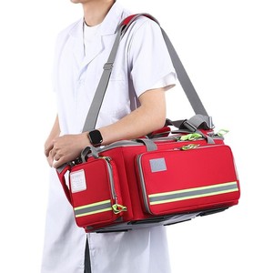 Botiquín de primeros auxilios de tres usos, bolsa especial de ambulancia con cilindro de oxígeno de 2L, impermeable, de gran capacidad, con doble espalda - Product Image 5