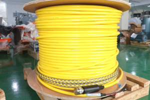 Zero Buoyancy ROV Umbilical Tether <b>Cable</b> Integrated Fiber Power Control Wire Subsea <b>Waterproof</b> <b>Cable</b> With Watertight Connector - Product Image 4