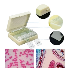 شرائح زجاجية طبية فائقة الوضوح 50 قطعة لعلم الطفيليات وعلم الحيوان للدراسات الجامعية، تحضير للتصوير المجسم بتقنية HE/Giemsa - Product Image 2