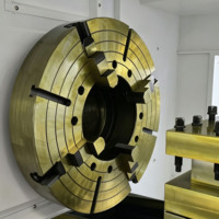 Tour CNC à lit plat CK61100, prix usine, personnalisable OEM, broche 15kW/22kW pour le traitement de l'acier/les alliages