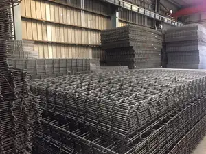 شبكة أسلاك فولاذية للإنشاءات في مصنع في الصين شبكة أسلاك ملحومة للواقيات من لحام شبكة الأسلاك