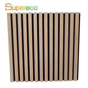Supreco Interor Decoration Wooden Acoustic Mdf Composite Akupanel Hout Wall Ceiling Akupanel Akustik Panel