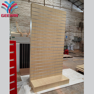 MDF slatwall Kệ slatwall treo tường hiển thị đứng cho các cửa hàng bán lẻ - Product Image 4