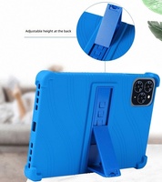 Étui pour tablette en silicone de conception la plus récente, dissipation de la chaleur, antichoc, étanche, anti-poussière, antidérapant, support multi-angles, léger, 9