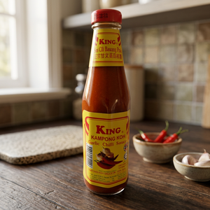 Salsa de Chile Rojo Dulce HALAL Hecha en Malasia, Marca KING, Picante y Especiada, Botella de 320g, Azúcar y Sal que Realzan los Sabores, Lista para Usar - Product Image 2