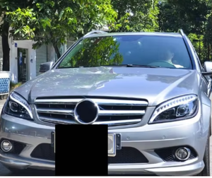 07-11 <span class=keywords><strong>Mercedes</strong></span> <span class=keywords><strong>c180</strong></span> c200 c230 <span class=keywords><strong>w204</strong></span> modifica faro nuova luce di marcia diurna segnale di direzione LED montaggio 204 205 di rimontaggio - Product Image 4