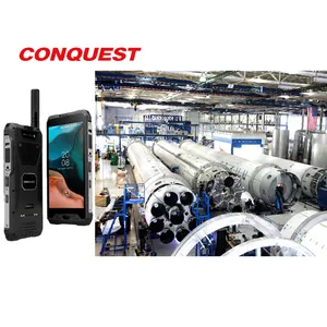 Conquest S18 IoT Terminal ULF 433MHz 915MHz Android 8.1สมาร์ทโฟนที่ทนทานในเนปาลพร้อมที่ยึดเอวสำหรับพื้นที่อันตราย