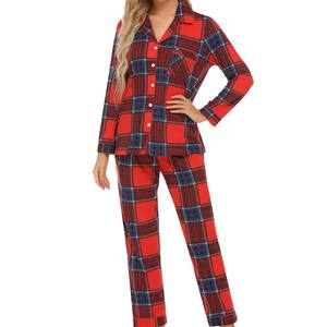 Para <span class=keywords><strong>Amazon</strong></span>, superventas, pijama <span class=keywords><strong>de</strong></span> manga larga <span class=keywords><strong>de</strong></span> dos piezas <span class=keywords><strong>de</strong></span> Modal para <span class=keywords><strong>mujer</strong></span>, ropa <span class=keywords><strong>de</strong></span> casa <span class=keywords><strong>de</strong></span> punto transpirable para otoño sólido - Product Image 2