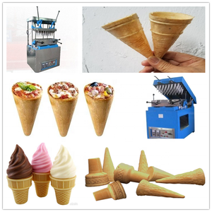 Tự động Ice Cream <span class=keywords><strong>Cone</strong></span> Wafer dây chuyền sản xuất waffer cones Máy làm - Product Image 6