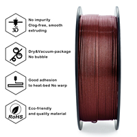 ZIRO 1.75mm 1kg PLA Filament Bobine En Plastique Paillettes Diamant Rouge PLA Filament D'imprimante 3d