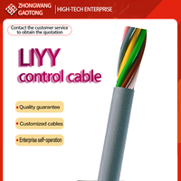 Cable de Control Flexible de Cobre Trenzado LIYY 2x0.3, 300/300V, PVC, para Panel de Instrumentación y Cableado de Señales DIN 47100