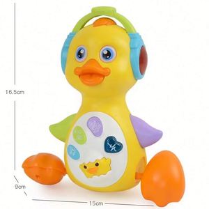 New Baby <b>Musical</b> Duck Toy Dancing Crawling Tummy Time Light up Infant Toys - Product Image 5