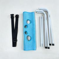 Hamac pliable pour toilettage d'animaux avec maille respirante, pour le bain des chiens et des chats, avec harnais en fer pour la coupe des ongles et le nettoyage des oreilles