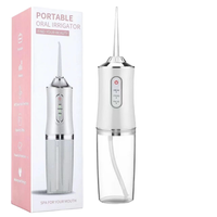 Hydropulseur Dentaire Électrique Sans Fil 3-en-1 Portable avec Mode DIY et 4 Embouts de Jet pour un Soin Buccal Optimal