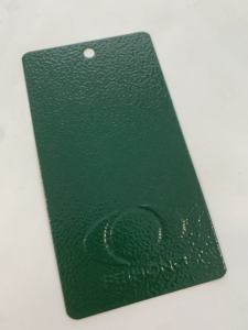 Peinture en poudre polyester électrostatique à effet corona/triбо, époxy, RAL6032 Vert, texture rugueuse sablée, finition froissée - Product Image 5
