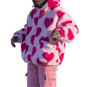 Chaqueta Varsity Personalizada con Logotipo Bordado en Relieve, Transpirable, Informal, de Invierno, con un Solo Botón, 100% Algodón Felpa - Product Image 1