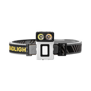 Linterna frontal LED portátil WOSEN con cabezal giratorio, recargable, luz lateral COB, fuente de luz blanca, clip para gorra, para exteriores - Product Image 1