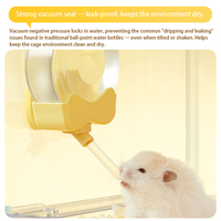 Botol Minum Hamster Yee dengan Penyangga Magnetik, Vakum, Otomatis, Anti Bocor, Kapasitas Besar untuk Hamster Syria dan Hamster Dwarf