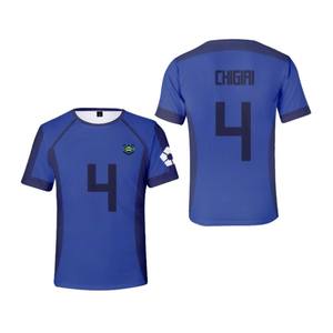 <span class=keywords><strong>T</strong></span>-<span class=keywords><strong>Shirt</strong></span> Squadra di Calcio <span class=keywords><strong>Anime</strong></span> Blue Lock con Stampa 3D Vestibilità Comoda Casual Girocollo Manica Corta 100% Poliestere Maglia con Stampa Digitale - Product Image 3