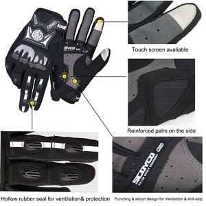Gants de moto Scoyco pour sports de plein air, respirants, compatibles écran tactile, pour hommes, motocross et cyclisme - Product Image 2