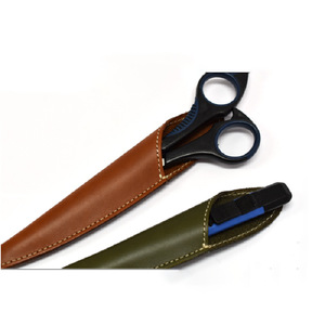 Customized top-grain cowhide pen sleeves, creative gift pen protective cases, business-style minimalist pen storage bags. - Product Image 4