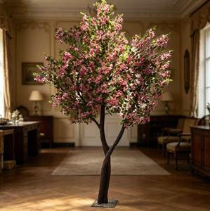 Offre Spéciale : Plantes de Bougainvilliers Artificiels à Longues Tiges en Soie, Forme Triangle, Fleurs de Prunier, Rouge, Rose, <span class=keywords><strong>Bleu</strong></span>, pour Mariages - Product Image 3