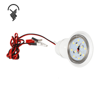 Ampoule led 12v dc 3w, bricolage fabriqué en chine, bon marché, clip de fil 1m avec intérieur