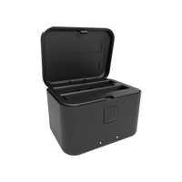 Boîtier de charge double batterie Li-ion léger de haute qualité pour Insta360 X5 – Rangement et charge