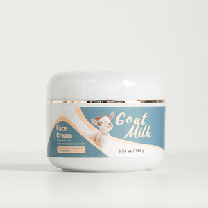Crème pour le visage <span class=keywords><strong>au</strong></span> <span class=keywords><strong>lait</strong></span> <span class=keywords><strong>de</strong></span> chèvre naturel super blanchissant personnalisée en gros OEM ODM - Product Image 1