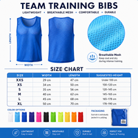 Maillots d'entraînement de football légers en mesh pour équipes de soccer