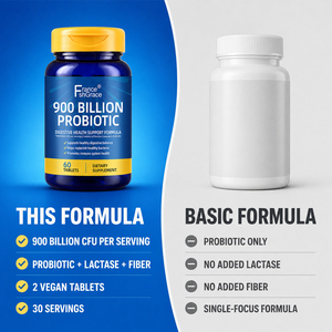 High Potency Shecome 900 Billion <b>Probiotic</b> <b>Tablets</b> Support Gut Health for Men and Women Dietary <b>Probiotic</b> Supplement - Product Image 5