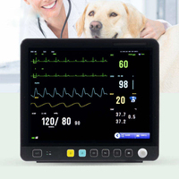 Moniteur patient vétérinaire multiparamètres de haute qualité VE15, équipement médical portable certifié CE