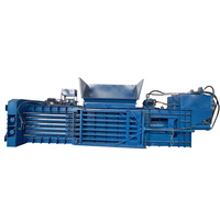 Presse à déchets horizontale pour déchets de chantier, balles d'aluminium, bouteilles PET, papier usagé, films et sacs tissés
