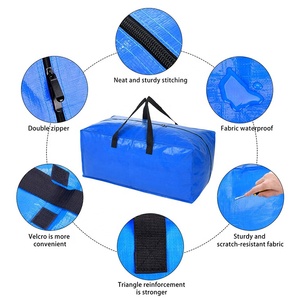 Sacs <span class=keywords><strong>de</strong></span> déménagement extra larges robustes avec fermetures à glissière pour le stockage <span class=keywords><strong>de</strong></span> couvertures <span class=keywords><strong>de</strong></span> vêtements - Product Image 4