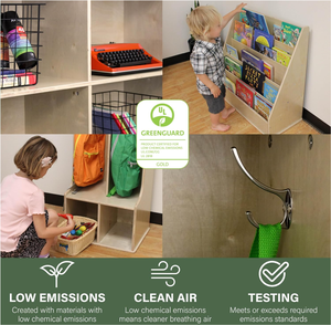 Meilleures ventes : Bibliothèque <span class=keywords><strong>en</strong></span> bois multifonctionnelle et simple pour enfants, pour le salon et le rangement de livres de dessin - Product Image 5