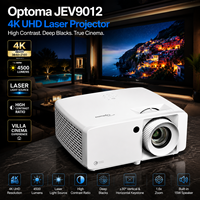 Salle de cinéma à domicile Optoma JEV9012 Projecteur laser 4K UHD 4500 lumens avec HIFI intégré et DLP 3D
