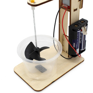 Kit de experimentos científicos, agitador de madera, juguete educativo DIY para niños de 7 a 9 años, modelo de forma geométrica con control manual - Product Image 2