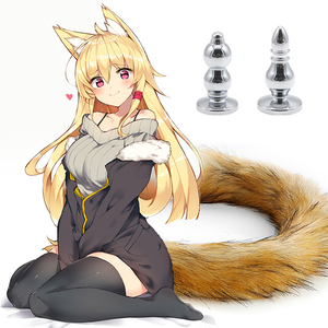 anal plug blonde Xoxo Blonde Tail Butt Anal Plug main image 1