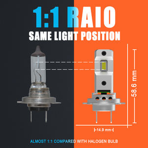 Gview Popular GMX H7 8000 Lumens Super Bright Car LED Lights 6000K Cool White H7 LED Headlight Bulbs For Car Parts - Product Image 4