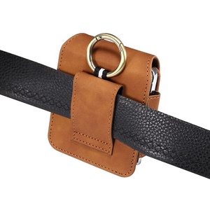 Funda de Cuero Genuino para Teléfono Móvil, con Clip para Cinturón, Funda Protectora de PU para <span class=keywords><strong>Samsung</strong></span> <span class=keywords><strong>Galaxy</strong></span> Z Flip 5 4 3 - Product Image 2