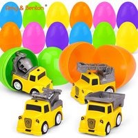 Oeuf en marbre de Pâques surprise OEM Jouets remplis de voitures à retirer pour jouets de fête
