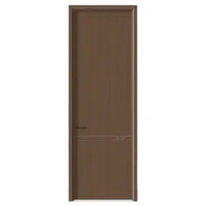 装飾防音木製ルームドア付き無料塗装合板ドア