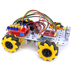 Omnidirectional 4WD Serial blvetooth Control Gear Motor <b>Smart</b> Car Kit Easy-<b>plug</b> colorful XH 2.54mm <b>socket</b> for Ardruino G131 - Product Image 1