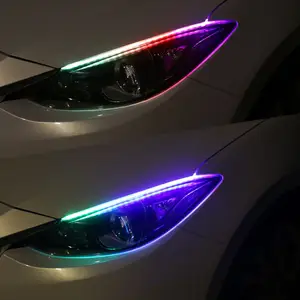 Honrise LED汽车引擎盖下灯条可切割汽车发动机LED灯条转向光导装饰防水日间