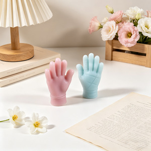 NOUVELLE ARRIVÉE : Moule en silicone pour bougies en forme de gants de <span class=keywords><strong>gardien</strong></span> de but et de chaussures de football - Product Image 2